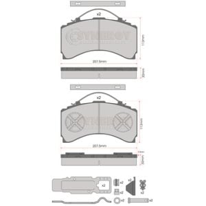 JURATEK BRAKE PAD SET SYN3105K