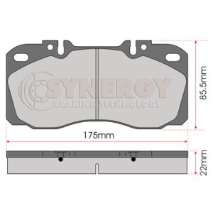 JURATEK BRAKE PAD SET SYN3126