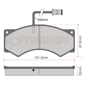 JURATEK LTD BRAKE PAD SET SYN3376