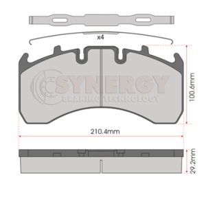 JURATEK BRAKE PAD SET SYN3624