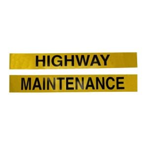 HIGHWAY MAINTENANCE MARKER BOARD VINYL