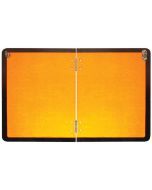 HAZARD PLATE - VERTICAL HINGE (STEEL)