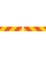 REAR MARKER BOARD - TYPE 2 AND 3 (SUPPLIED IN PAIRS) SELF ADHESIVE