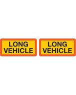 REAR MARKER BOARD - TYPE 5 (SUPPLIED IN PAIRS) ALUMINIUM