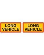 REAR MARKER BOARD - TYPE 5 (SUPPLIED IN PAIRS) SELF ADHESIVE