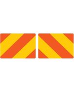 REAR MARKER BOARD - TYPE 3A (SUPPLIED IN PAIRS) SELF ADHESIVE