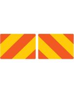 REAR MARKER BOARD - TYPE 3A (SUPPLIED IN PAIRS) ALUMINIUM