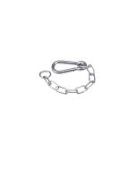 Dog clip and chain 4"