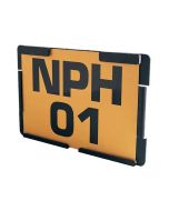 NUMBER PLATE HOLDER - THERMOPLASTIC