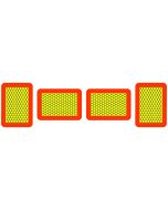 REAR MARKER BOARD - TYPE 8 (SUPPLIED IN SETS OF 4)