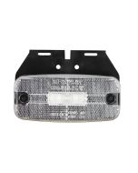 Clear LED Marker Lamp 10-30 Volt C/W Bracket